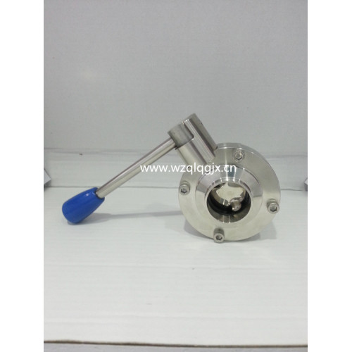 Sanitary Heavy Type Welded Butterfly Valve