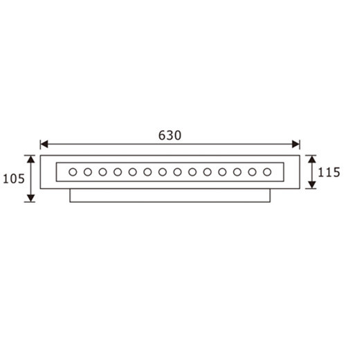 LEDER Color Changing DMX512 14W LED Underwater Light