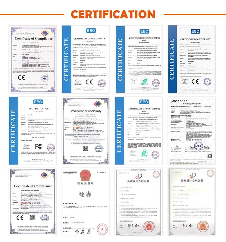 Certifications