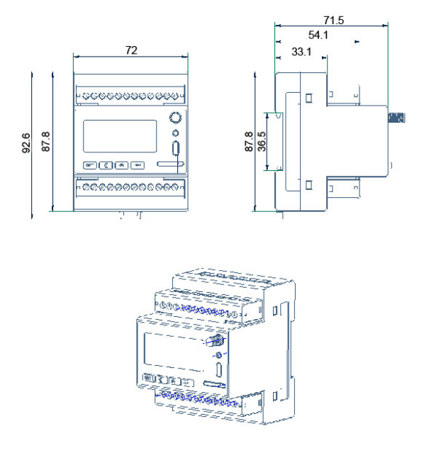 prepaid electricity meter with alarm function