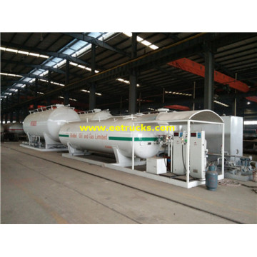 25000 Litres 10ton Mobile LPG Skid Plants