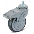 4 Inch Medical Rubber Caster Locking Caster Wheels