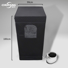 Portable Sauna Tent: 180 cm Tall, 90 cm Wide Whole Body Chair Seat Steamer Sauna Box