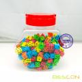 200pcs 16 MM suave espuma dados situado en pote de dados