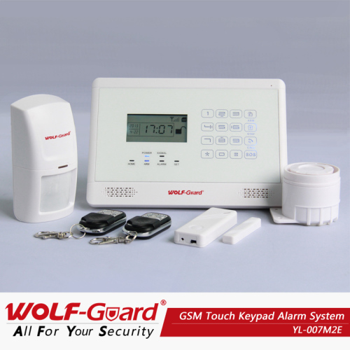 GSM Alarm System with LCD Display and Touchkeypad OEM/ODM (YL-007M2E)