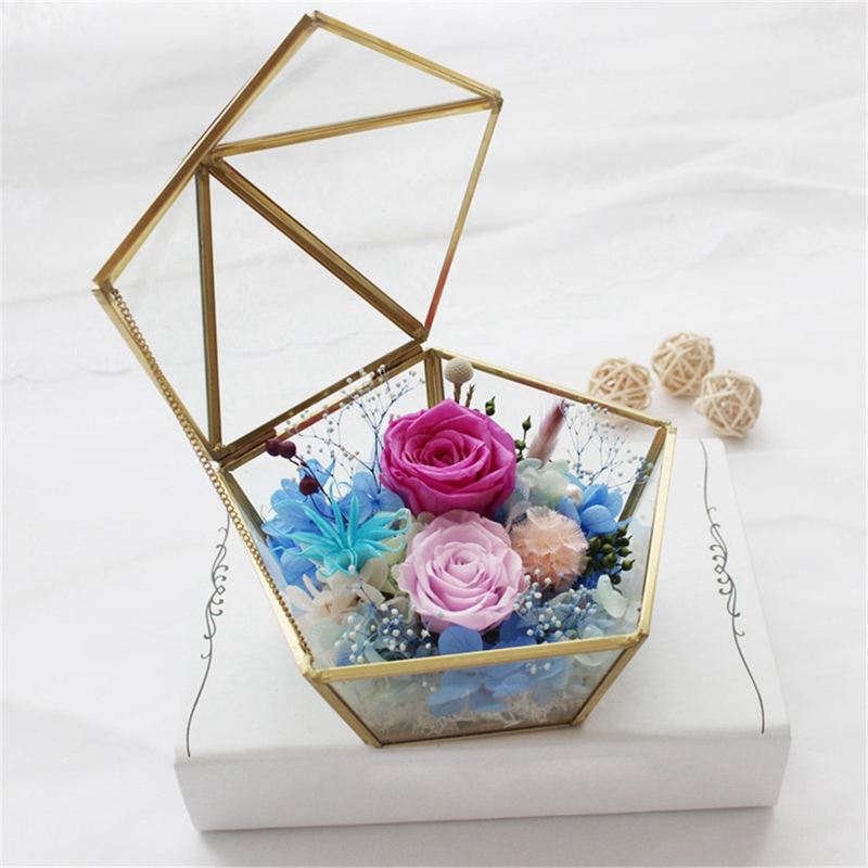 Стеклянная коробка ювелирных изделий Glass Jewelry Box