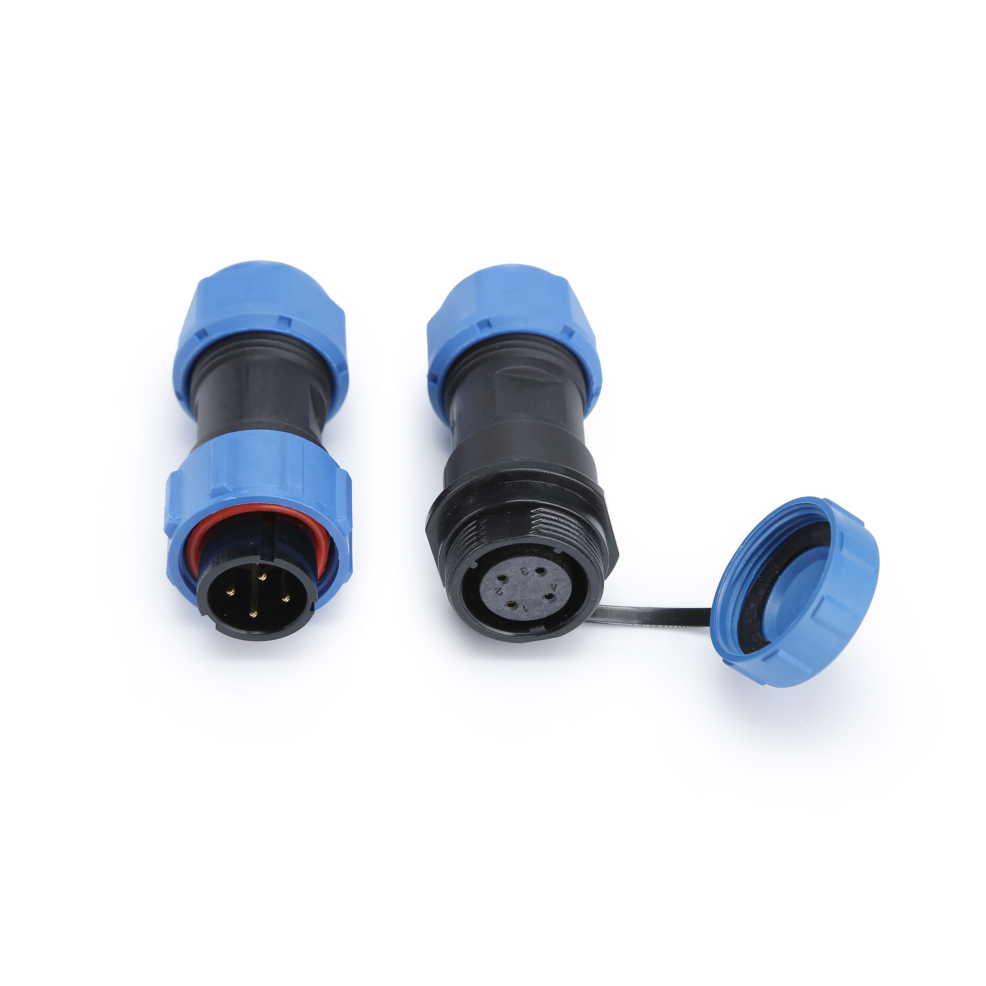 IP67 ip68 waterproof plastic connector Equivalent SP13 SP17 SP21 2 3 4 5 7 9 pin Aviation connector Threaded Coupling connectors