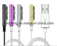 for Sony Xperia Z2 Z1 Z3& Compact L50W L50t Magnetic LED Aluminum Charging USB Cable