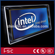 Display acrylic Super Slim Crystal LED Light Box