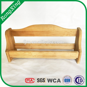 classical bamboo wood spice rack