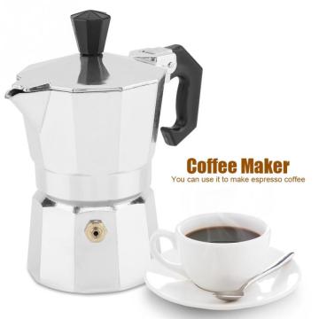 Hot 1cup 50ML Household Moka Coffee Maker Italian Pot Aluminum Stovetop Mocha Latte Espresso Percolator Cafetera