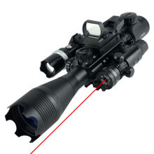 Hot Sales 4-in-1 Combo: SFP Scope + Red Dot Sight + Flashlight + Laser Scope