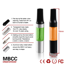 2014 E-Cigarette Accessoreis Mbcc Clearomizer 510 Threading Changeable Coil