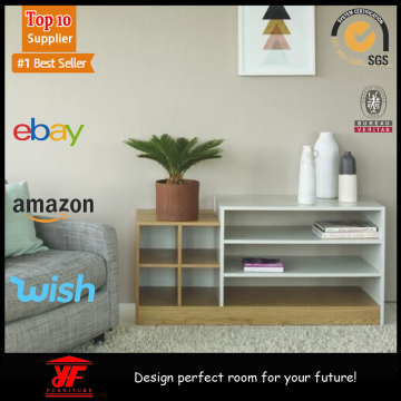 Narrow Wood Modern Console Table
