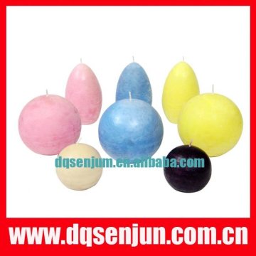 egg shaped Candle ,round ball candles,art candle