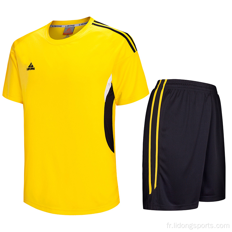 Maillots de football vierges en gros uniformes de football complet