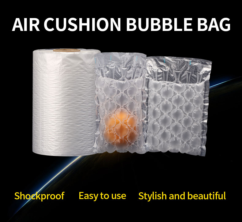 Transparent air cushion bag packaging air cushion bag filling packing