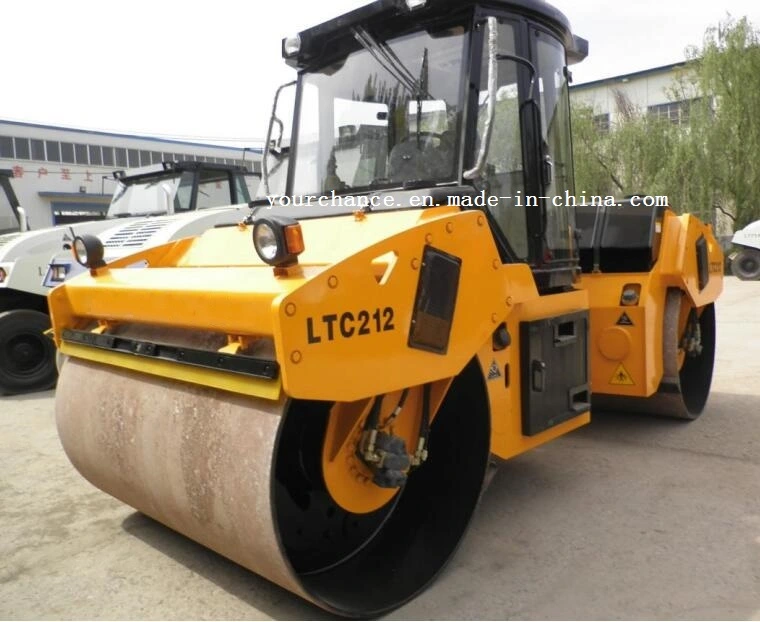 Factory Manufacturer Supply Compactor Ltc212 150HP Power 2.1m Width Double Drum 12 Tons Hydralic Vibratory Road Roller