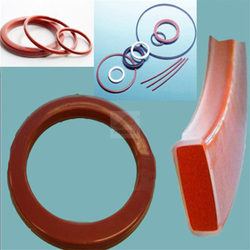 PFA encapsulado Solid Silicone Cord O Ring