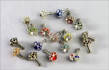 Diamond Mobile Phone Dustproof Plug For Iphone And Samsung Mobile Phone
