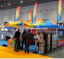 Steel folding pavillion tent