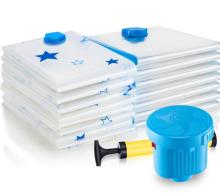 Vacuum compressed air bag