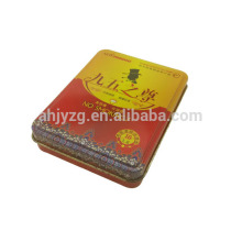 recyclable hinged metal cigarette box packaging