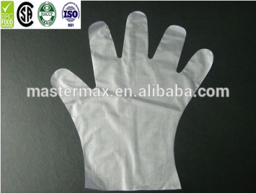 Disposable Polyethylene gloves CPE plastic gloves