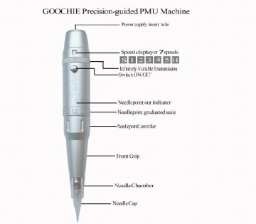 Digital Cosemetic Semi Permanent Makeup Tattoo Machine