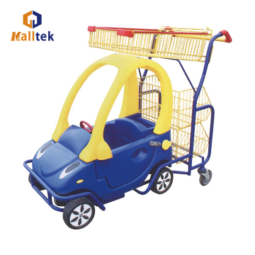 Supermarket Interesting Kiddie Hand Push Shopping Trolley