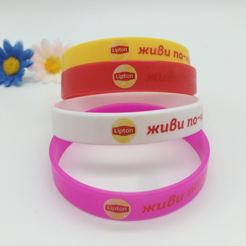 Screen printed wristbands