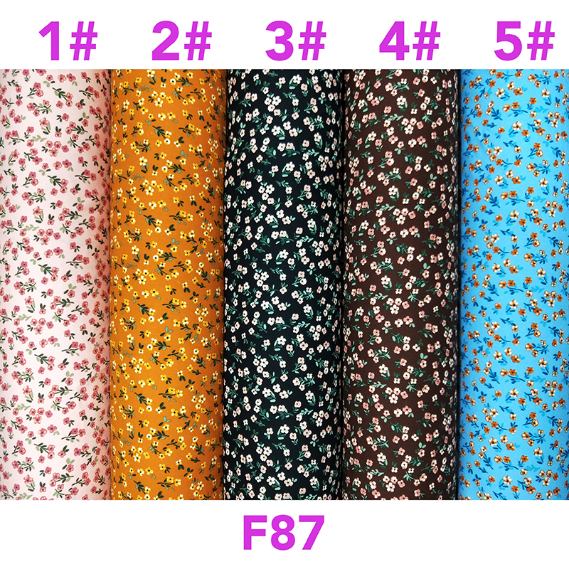 SELLING little flowers Print Medium Weight 100% rayon fabric Twill Christmas Fabric 100% rayon