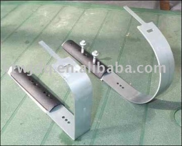 China Hot gutter hooks, rain water gutter, rain gutter fittings