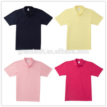 100% cotton pique classic collar short sleeve cheap price polo shirt