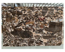 Dark Brown Marble Countertop Slabs for Manicure Tables