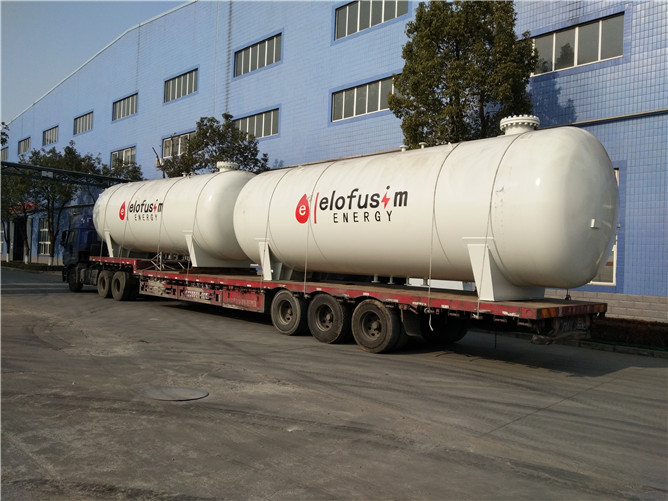 LPG storage tanks