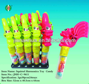 squirrel harmonica toy candy