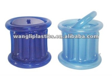 Cylindrical Dustbin With Lid