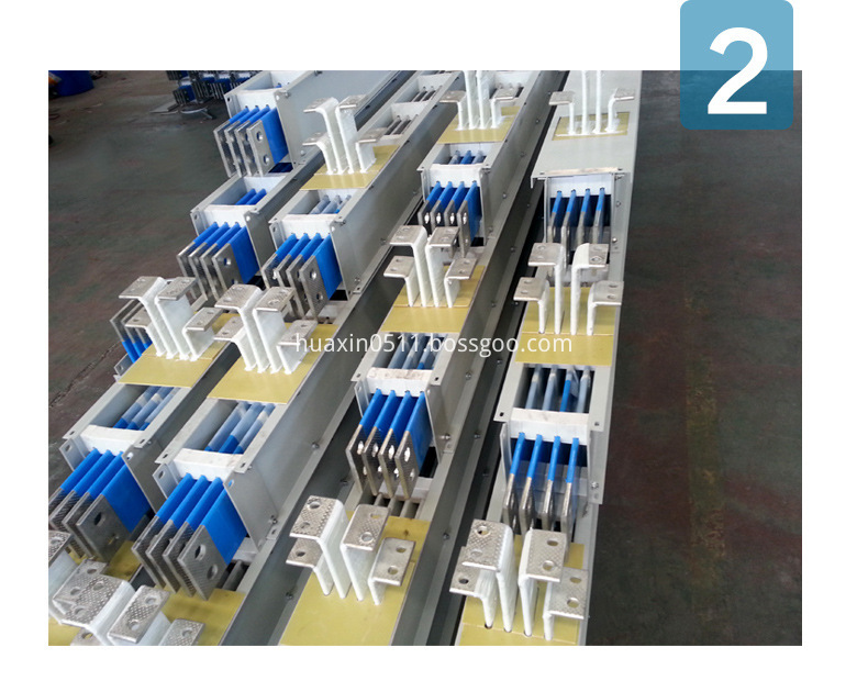 Busbars in enclosure