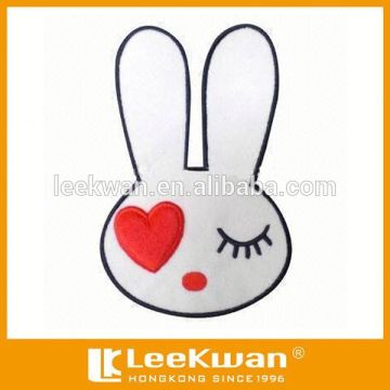 Cartoon Lovely Rabbit Applique Embroidery Patch For Garment Decoration