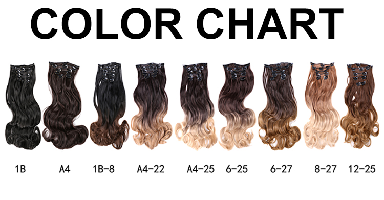 Factory Price Hair Extensions Crochet Hair pieces Braids Attachment Hair Ponytail 5 Pieces Curly Style