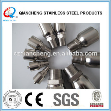 1/4 inch stainless steel rubber hose connector