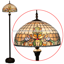 16 inch Tiffany floor lamp S15716F01 hot sale of flower tiffany style floor lamp for exhibition room from tiffany manufacturer