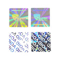 Label laser hologram kod QR warna