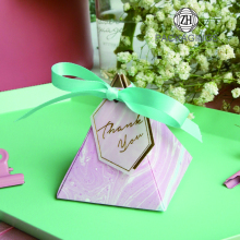 Creative pyramid gift box for candy