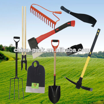 pickaxe shovel farming tools