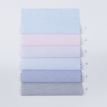 Polyester Shirt Fabric Bamboo Check Fabric Comfortable