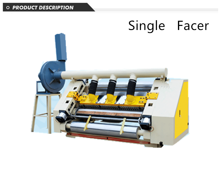 Single Facer Cardboard High Precision Manufacturing Plant High Quality