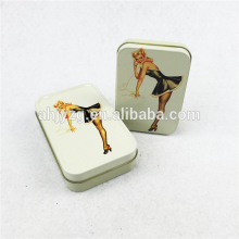 rectangle tin cosmetic case