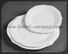 White Custom Porcelain Appetizer Plates